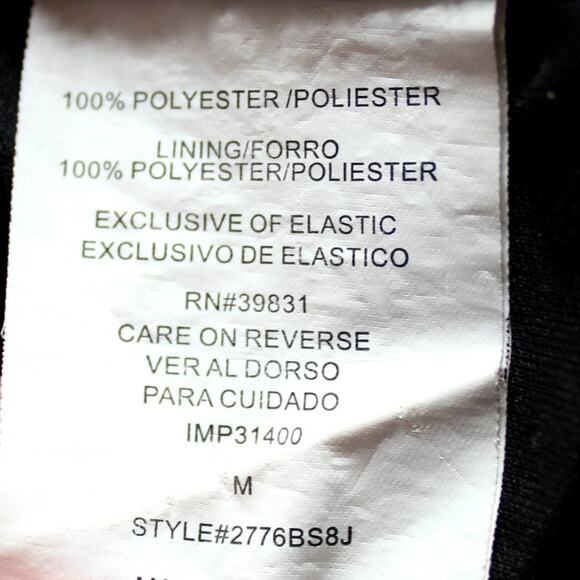 My Michelle Halter Top Blouse Sleeveless Bow Tie Animal Print Size M - Picture 10 of 11